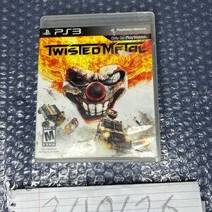 Sony PS3 Twisted Metal - Black, Red, Yellow Cover Art